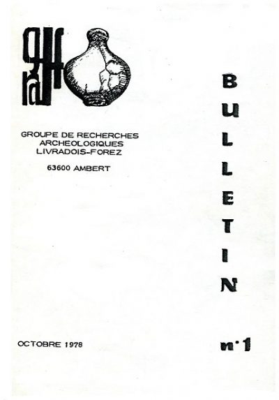 Chroniques Historiques du Livradois-Forez  n°1 – 1979