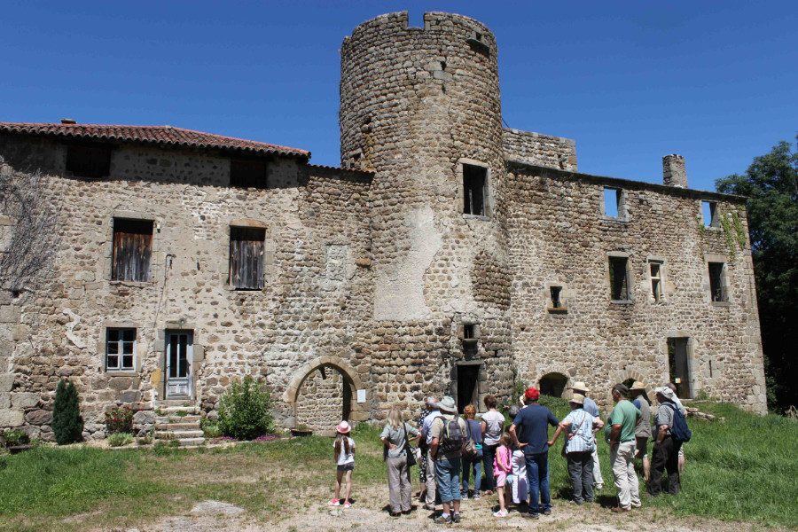 Château du Rousset (Margerie-Chantagret) - visite du Grahlf de juillet 2016