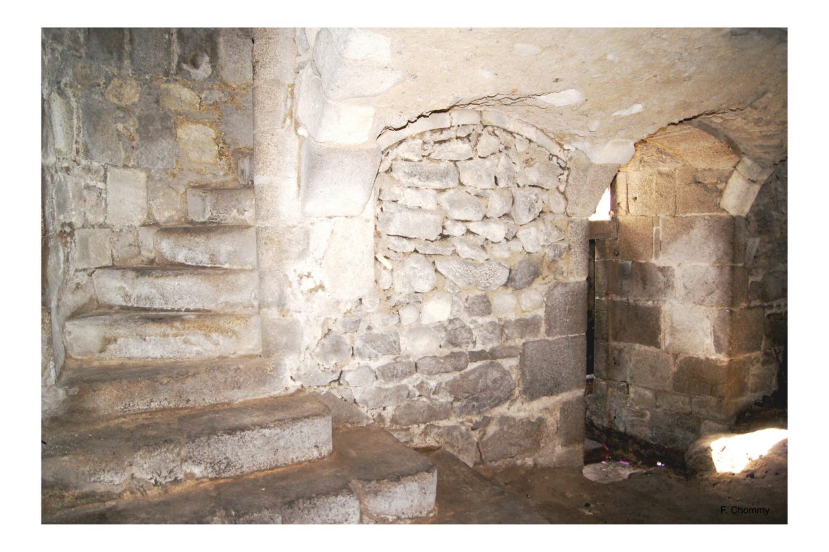 Arrivée de l'escalier (photo F. Chommy - Grahlf)