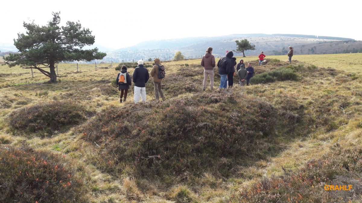 Structures semi-enterrées (photo P. Terras - Grahlf)