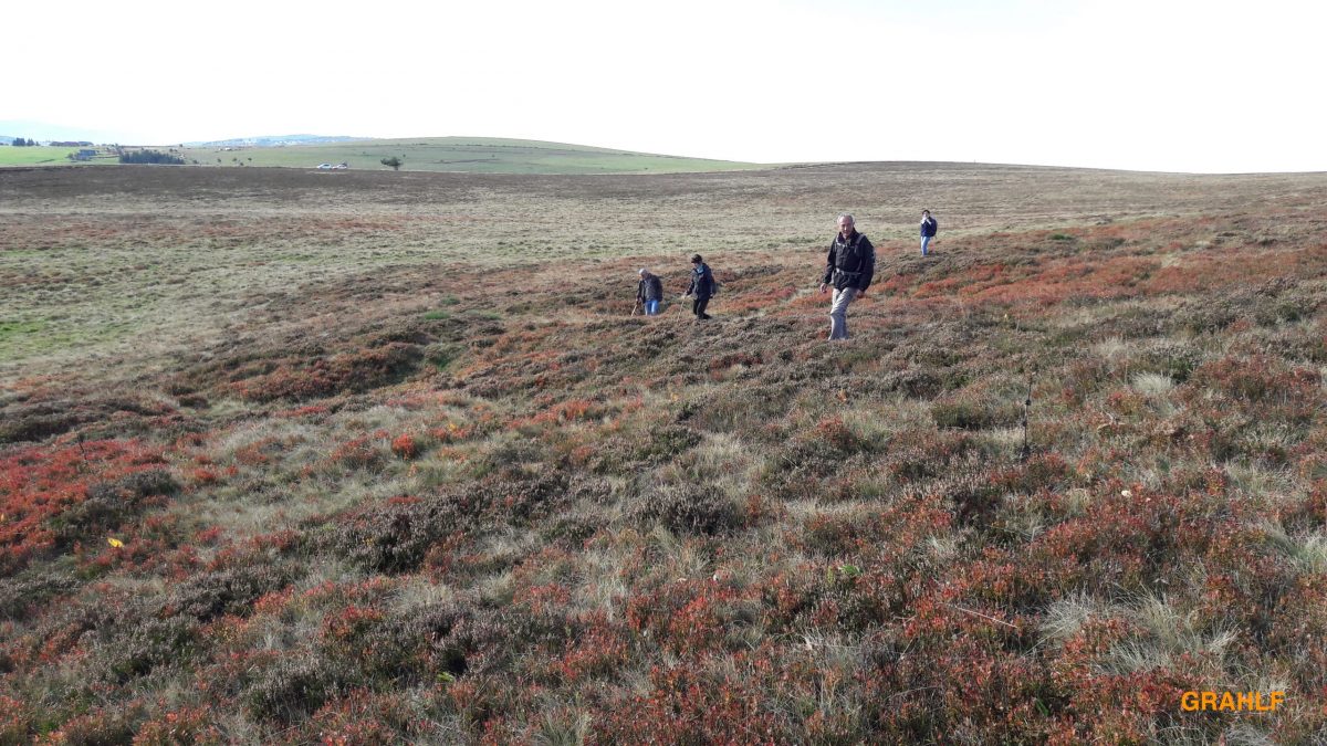 Prospection pédestre (photo Grahlf)