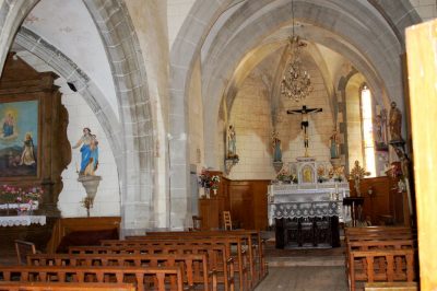 Saint-Vert. Intérieur de l'église (photo F. Chommy)