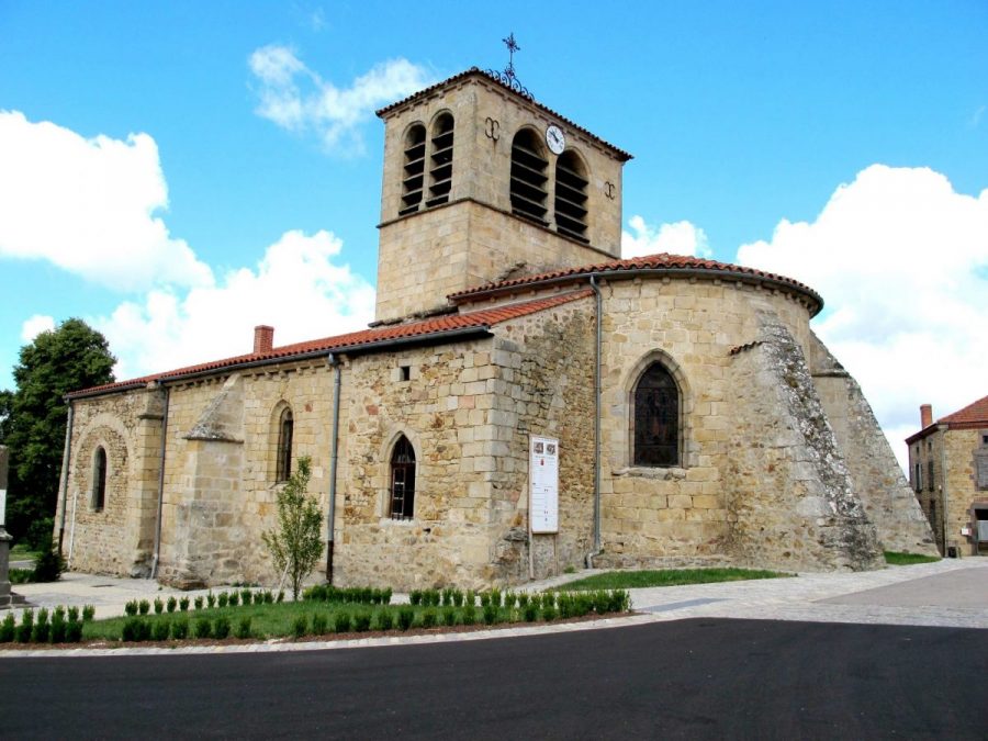 Chassignolles Eglise ND Façade Sud Chevet Clocher (photo F. Chommy)