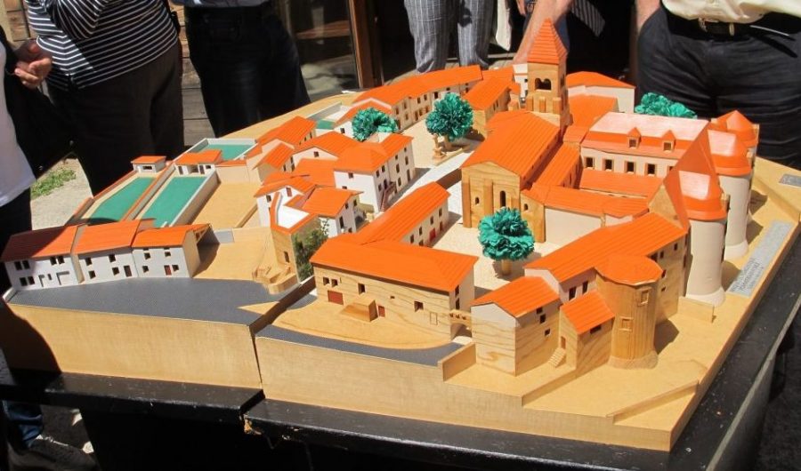 Maquette du Château-Prieuré (photo F. Chommy)