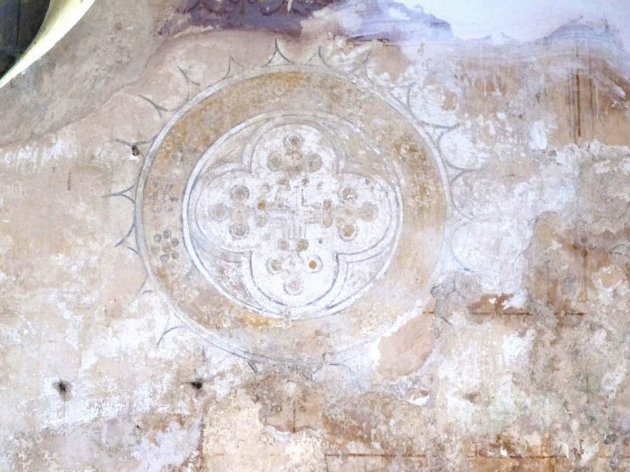 La Chapelle/Usson - Peinture murale (photo F. Chommy-Grahlf)