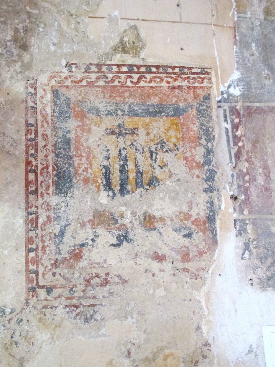 La Chapelle/Usson - Peinture murale (photo F. Chommy-Grahlf)