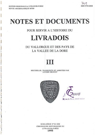 Notes et documents, tome 3 - L. Drouot