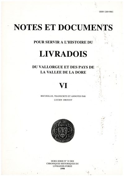 Notes et documents, tome 6 - L. Drouot
