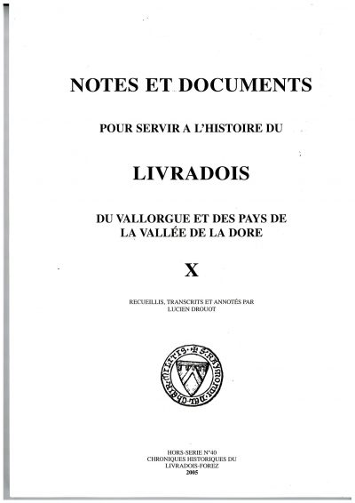 Notes et documents, tome 10 - L. Drouot