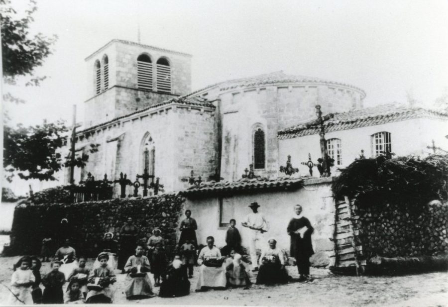 Eglise de Beurrières (carte collection privée)