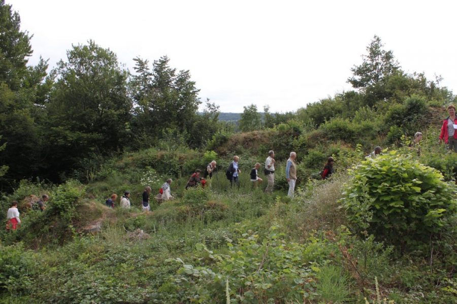 En chemin pour le château de Clavelier (photo P. Terras - Grahlf)