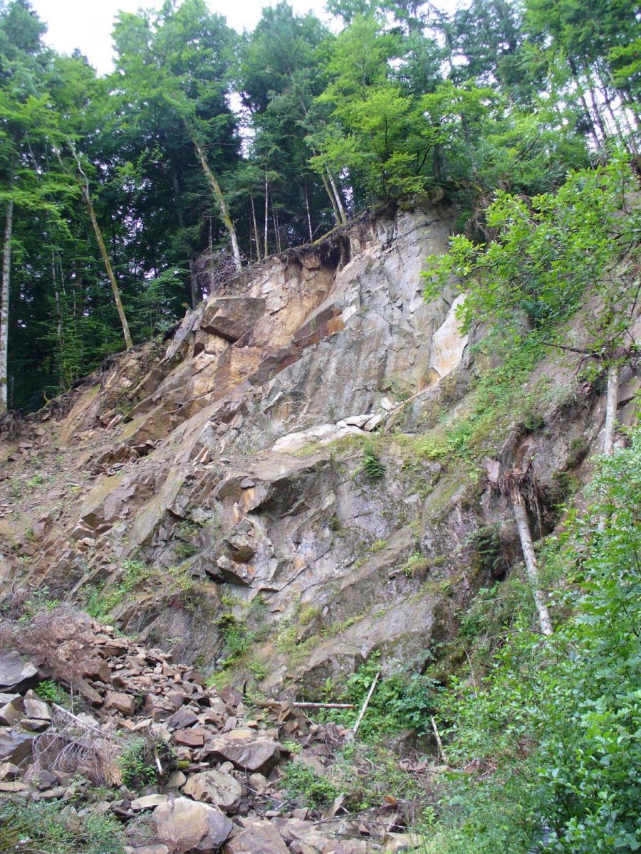 Mayres. Carrière (photo P. Terras-Grahlf)