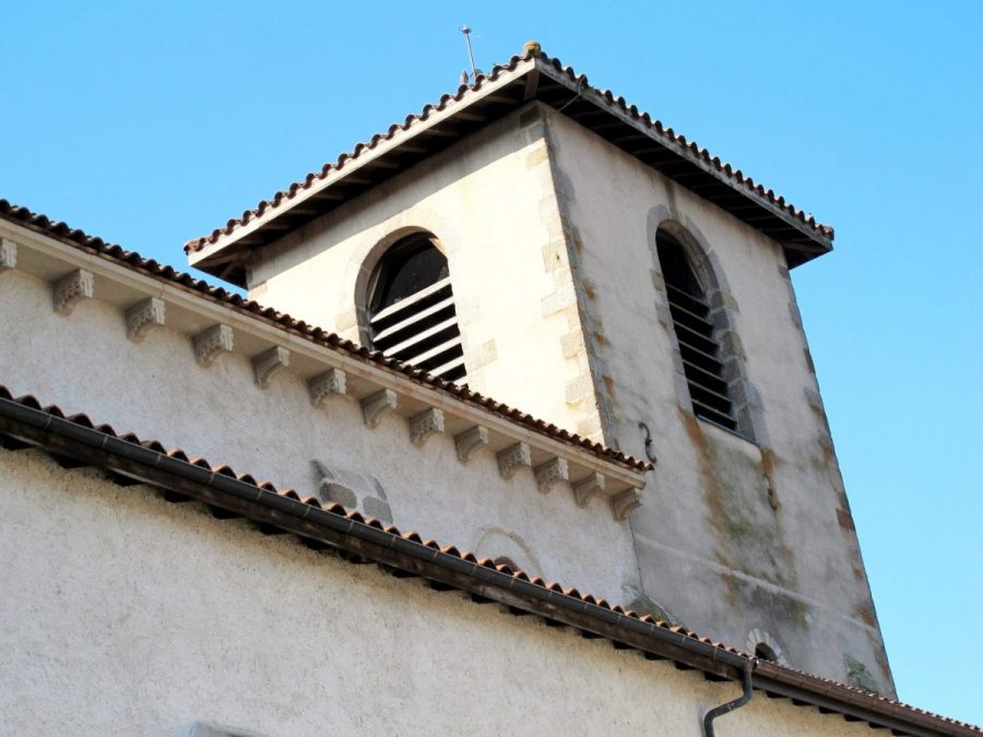 Ris : clocher du XIXè de l'église Ste Croix (photo F. Chommy-Grahlf)