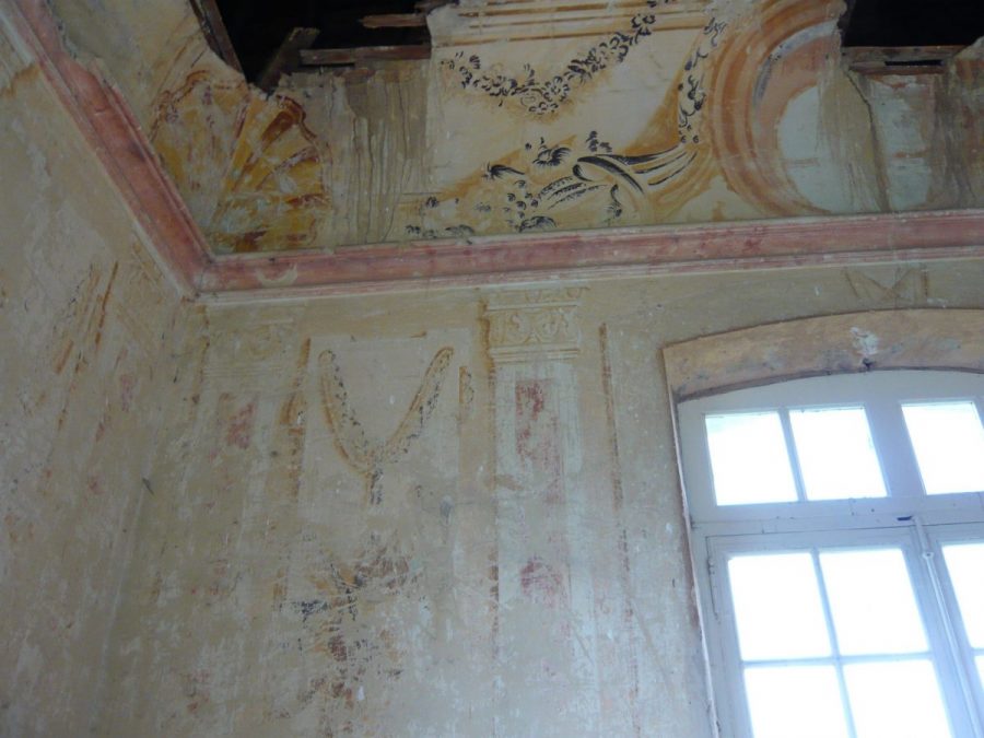 La Barge : décor du pavillon Nord du Parc aux bassins (photo F. Robert)