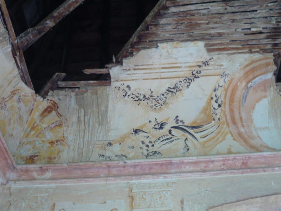 La Barge : décor du pavillon Nord du Parc aux bassins (photo F. Robert)