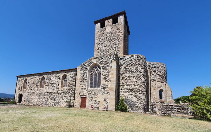 Montverdun Eglise fortifiée du prieuré (photo Grahlf/P. Terras