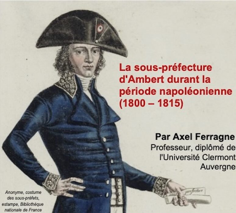 Sous-préfecture d'Ambert durant la période napoléonienne (1800-1815)