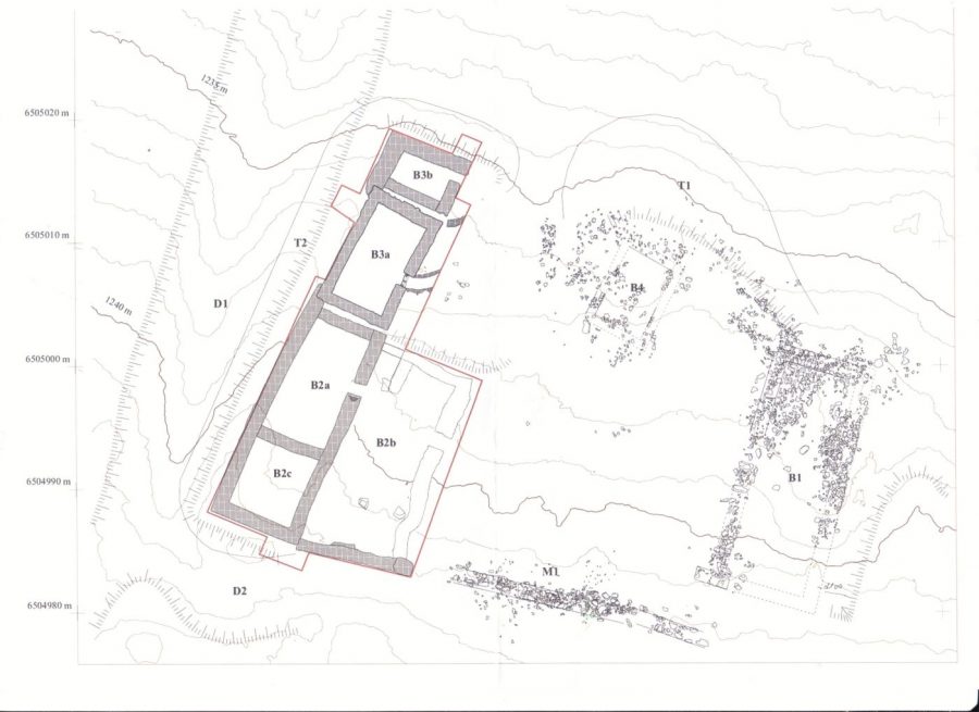 Plan du site de la Regardière (Christophe Mathevot/la Diana)