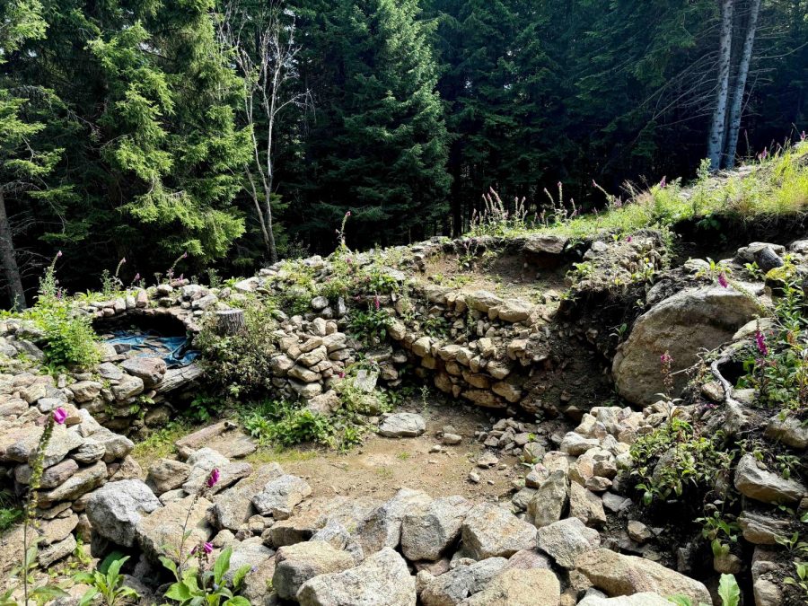 La Regardière : la boulangerie et le four à pain (photo Grahlf/F. Burg)