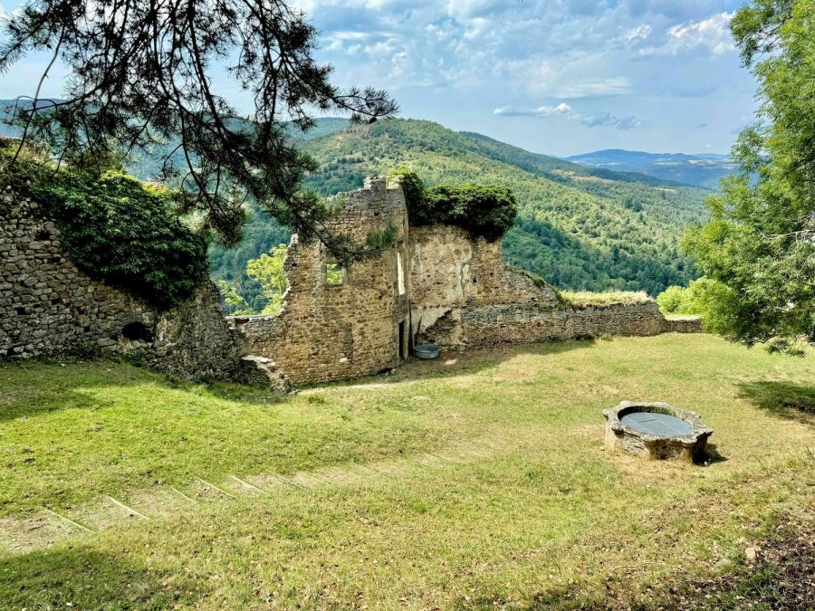 Le château de Couzan : la citerne (photo Grahlf/F. Burg)
